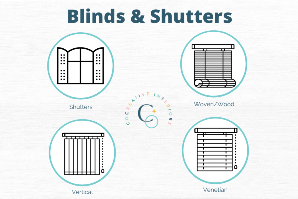 window treatment shutters and blinds